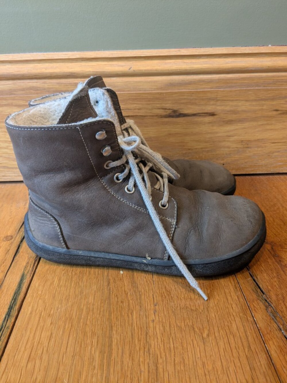 Be Lenka Winter 3.0 Boots EU 37 US 6 6.5 Brown Fleece Zero Drop Barefoot Minimal - Picture 4 of 9